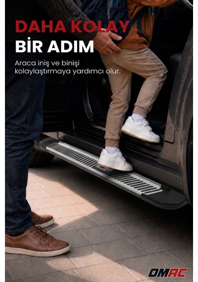 Chery Tiggo 3 2006-2010 Uyumlu Araca Özel Piramitline Yan Basamak