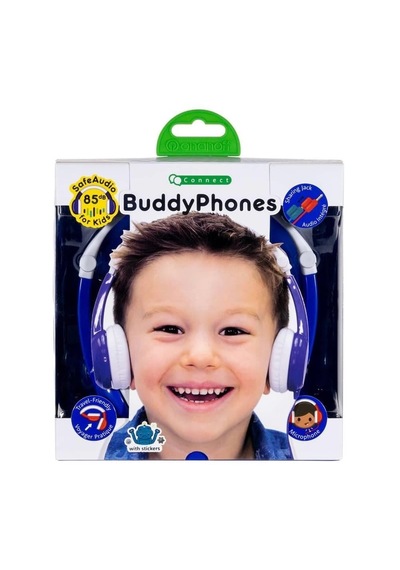 Buddyphones Connect Çocuk Mikrofonlu Kulaklık Mavi Bp-co-blue-01-k