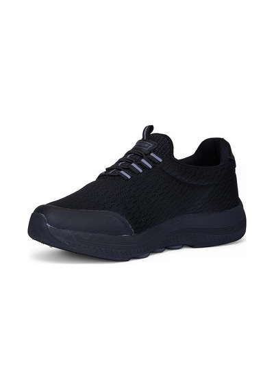 Tuğba Ortopedi 6193 Erkek Lastikli Rahat Sneaker Siyah