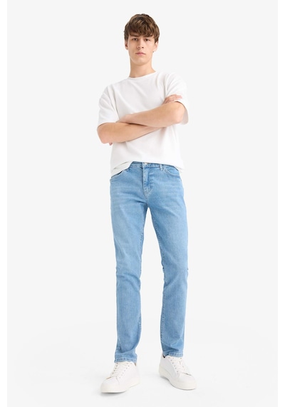 Defacto Pedro Slim Fit Dar Kalıp Normal Bel Dar Paça Jean Pantolon F2927ax25aunm39 Mavi Defacto Pedro Slim Fit Dar Kalıp Normal Bel Dar Paça Jean Pantolon F2927ax25aunm39 Mavi