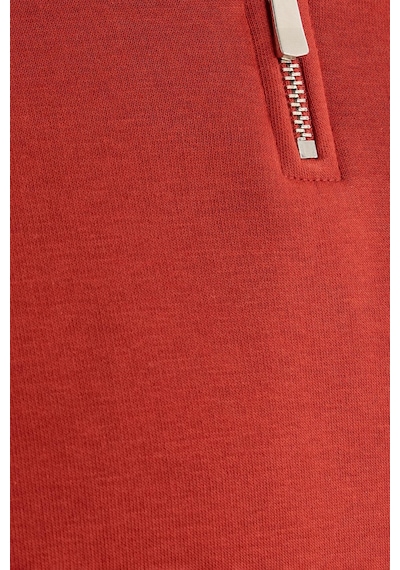 Tudors Unisex Relax Fit Rahat Kesim Pamuklu İçi Polarlı Yarım Fermuarlı Kırmızı Dik Yaka Sweatshirt-35171 Kırmızı Tudors Unisex Relax Fit Rahat Kesim Pamuklu İçi Polarlı Yarım Fermuarlı Kırmızı Dik Yaka Sweatshirt-35171 Kırmızı