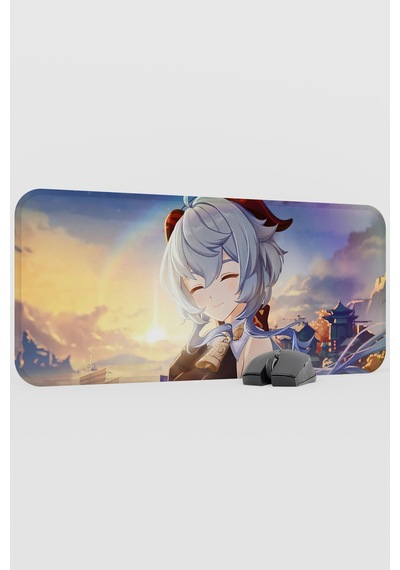 Ganyu Genshin Impact Anime Gacha V3 - 70x30 Xl Gaming Mouse Pad Fare Altlığı