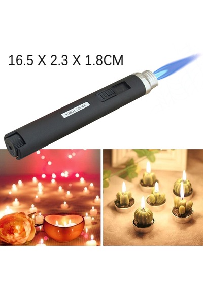 Lunaev Kalem Pürmüz Çakmak Torch Pürmüz Isı Kalemi Kamp Çakmakları Açık Füme