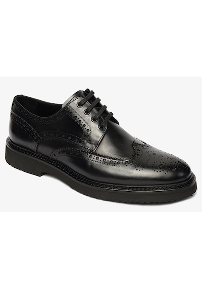 Greyder 64624 Mr Deri Oxford Klasik Erkek Ayakkabı Siyah