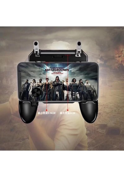 Pubg Gamepad W11+ Oyun Kolu Standlı Ateş Tetik Düğmeli Joystick