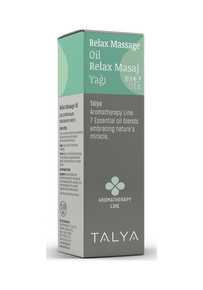 Talya Relax Masaj Yağı 7 Bitki Yağı Karışımı ve Aromaterapik 80 ML