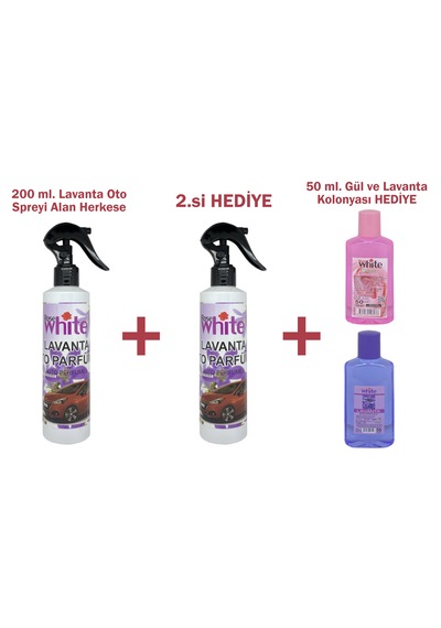 Hediyeli Ürün 200 Ml. Lavanta Oto Parfümü Alan Herkese 200 ML