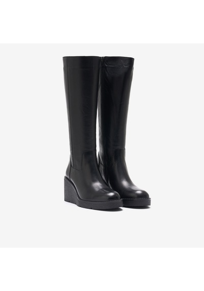 Nero Black Çizme Kadın 26k12068 Vergelio Skin siyah