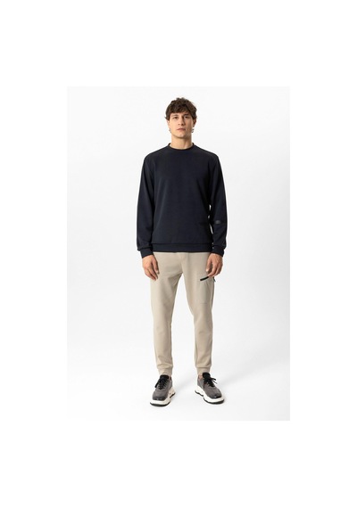 Backandbond Antrasit Regular Fit Bisiklet Yaka Sweatshirt