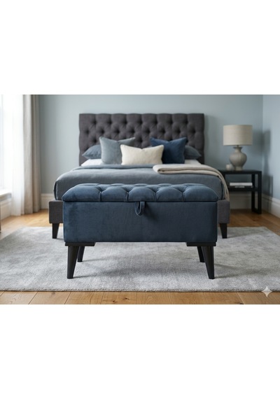 Sandıklı Puf Bench Ayakucu 65 35 Antrasit