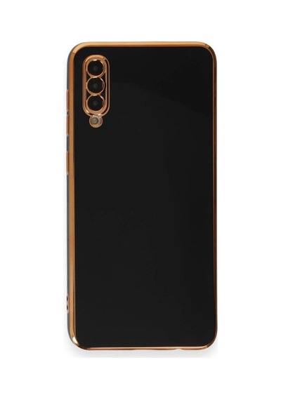 Samsung Samsung Uyumlu Galaxy A50 Kılıf Volet Silikon - Siyah