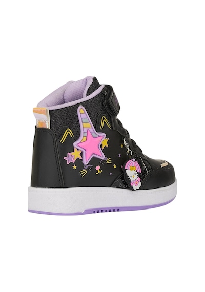 Günlük Kız Çocuk Sneaker Lastik Bağcıklı Cırtlı Bilekli Rahat Hafif Basketbol Spor Ayakkabı 3260 Siyah - Lila Günlük Kız Çocuk Sneaker Lastik Bağcıklı Cırtlı Bilekli Rahat Hafif Basketbol Spor Ayakkabı 3260 Siyah - Lila