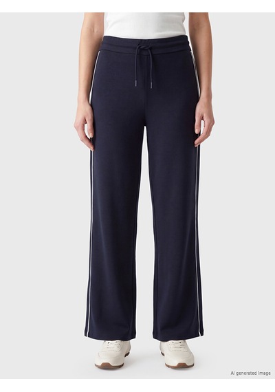 Lcw Comfort Lacivert Şerit Detaylı Soft Touch Kadın Eşofman Altı