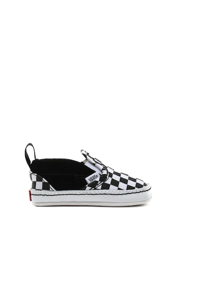 Vans In Slip-on V Crib Siyah Bebek Spor Ayakkabı Checker Black/true White