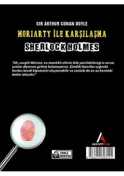 Moriarty ile Karşılaşma - Sherlock Holmes - Cep Boy Aperatif Tadı