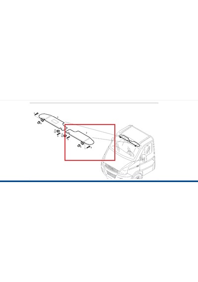 Iveco Daıly Güneşlik Kabin İç Sol 1