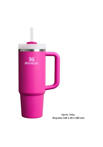 Stanley Quencher H2.0 Flowstate 0.89 L Pipetli Çelik Termos Fuşya
