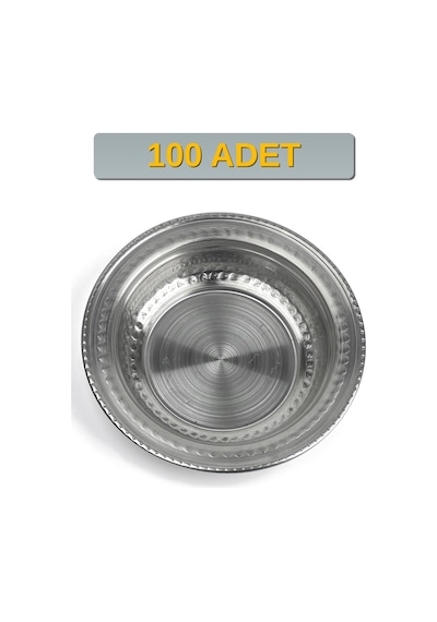 Binbir Trend 15 Cm Yanaklı Krom Çelik Cacık Ve Çorba Kasesi 270 Ml Lokanta, Restoran Ve Ev Tipi Kase -kase1511 100 Adet