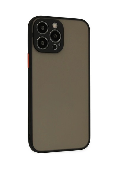 Apple Uyumlu iPhone 13 Pro Kılıf Montreal Silikon Kapak - Siyah 0.2M-Çok Renkli