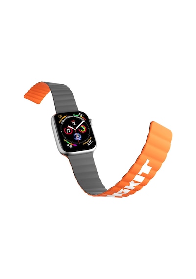 Watch 40mm Uyumlu Kordon Youngkit Klasik Magnetik Tak Çıkar Soft Strap Kayış Gri