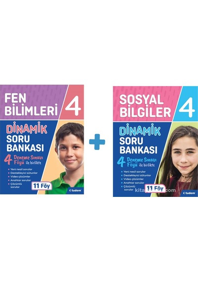 4.Sınıf Fen Bilimleri Dinamik Sb + Sosyal Bilgiler Dinamik Sb