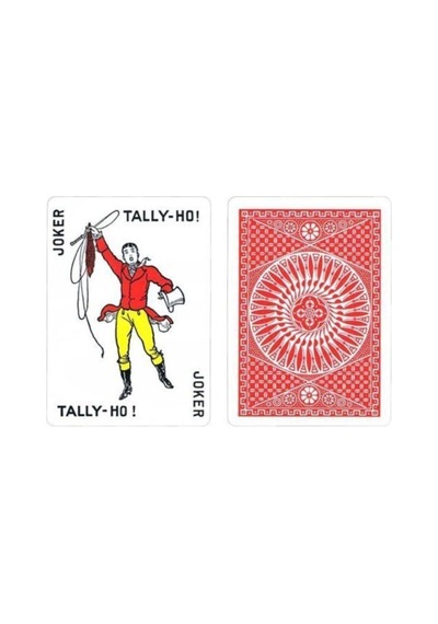 Tally-ho Circle Back Kırmızı Red Oyun Kağıdı İskambil Kartları Destesi