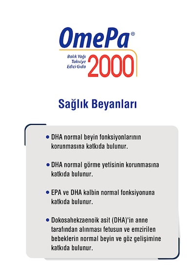 Omepa 2000 30 Yumuşak Kapsül