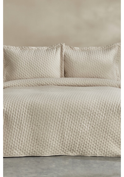 Karaca Home Breeze Soft Çift Kişilik Yatak Örtüsü Ekru 200.22.04.0235
