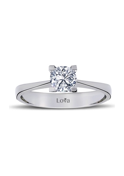Lova G 0,55 Karat Pırlanta Tektaş Yüzük - HRD Sertifikalı