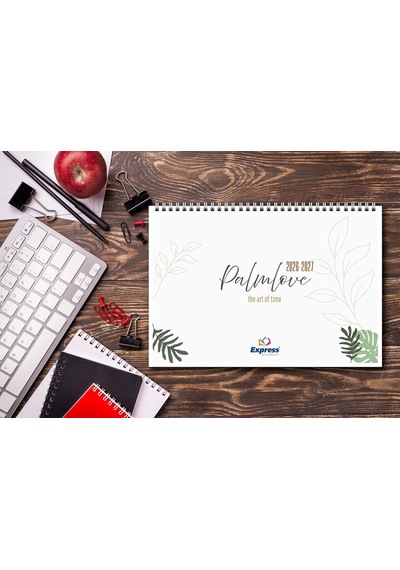 2026-2027 Takvim A4 Ebat 53 Haftalık Planlayıcı Palmlove 21x29,7 Cm Renkli