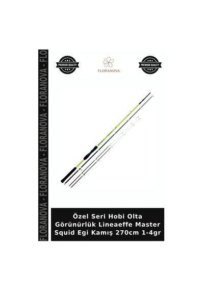 Özel Seri Hobi Olta Görünürlük Lineaeffe Master Squid Egi Kamış 270cm 1-4gr Standart