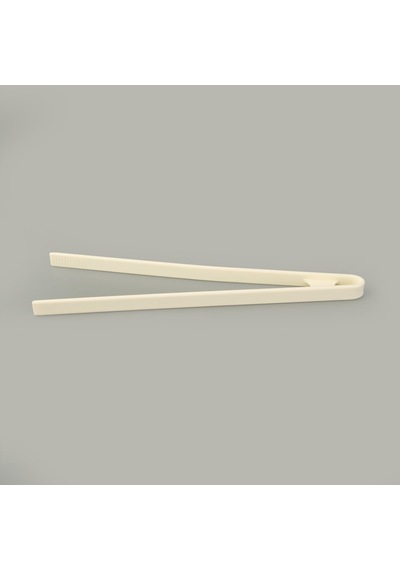Aroww Silikon Maşa - Krem - 28 Cm Renkli