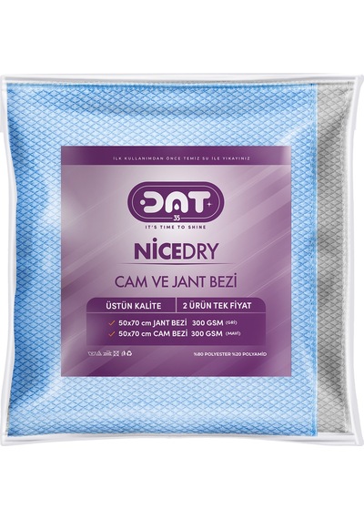Nicedry Mikrofiber Araba Cam Ve Jant Bezi Araç Bakım Seti