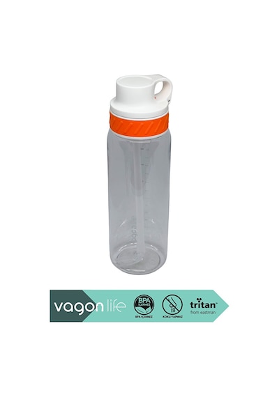 Vagonlife Vgn047 800ml Pipetli Turuncu Tritan Matara Diğer