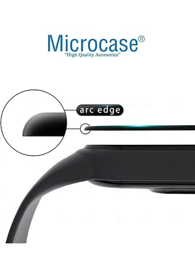 Microcase Huawei Watch Gt 6 41mm İçin Tam Kaplayan Kavisli Ekran Koruyucu 3d Pet Film - Siyah Al3385