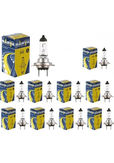10 Adet Narva Ampul H7 12v 55w Halogen