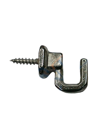 Vidalı Kanca, Askı Küçük - 15x18mm, Nikel - 1 Adet Diğer