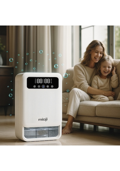 Mioji Mio 30nec Pro 3.8 Litre Çift Göstergeli Nem Alma Ve İyon Hava Temizleme Cihazı - Beyaz Beyaz