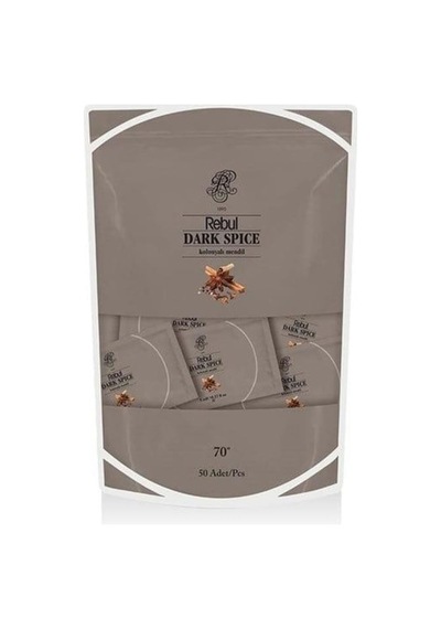 Rebul Kolonyalı Mendil Dark Spice 50 Li 12'li Paket