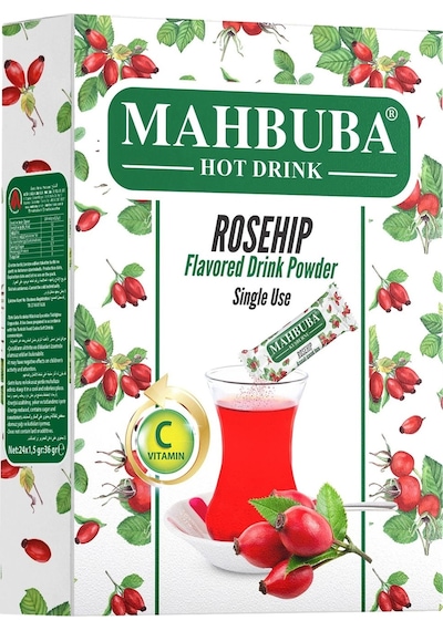 Mahbuba Tek İçimlik Kuşburnu Aromalı Oralet Çayı 24x1,5gr 1.5 G