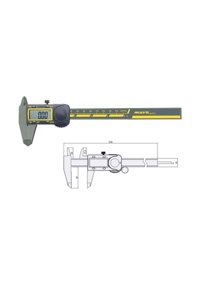DİJİTAL KUMPAS 150 MM IP54 MUVA