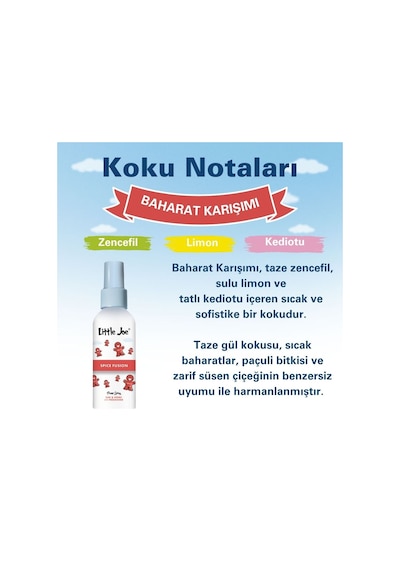 Little Joe Baharatlı Sprey Oda Kokusu 60 Ml Spicy Fusion -koku