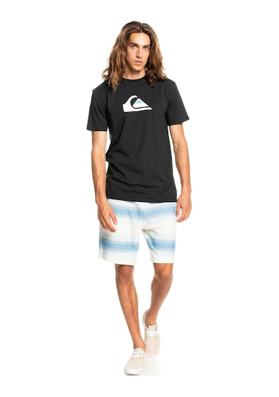 Quiksilver Comp Logo SS Erkek T-Shirt-23050 Siyah