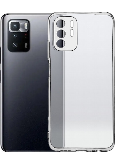 Xiaomi Poco X3 Gt Kılıf Şeffaf Süper Silikon Kılıf Renksiz