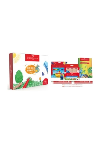 Faber-castell Okul Öncesi Jumbo Boyama Seti 6 Parça Renkli Eğlenceli Boyama