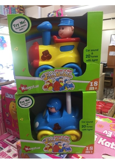 Navystar Press'N Go Fun Mobile Oyuncak Araba ve Tren Modelleri