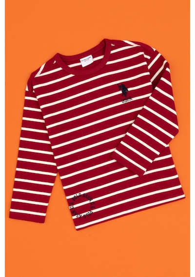 U.s. Polo Assn. Erkek Çocuk Sweatshirt 50316684-vr104 Koyu Frambuaz/dark Raspberry