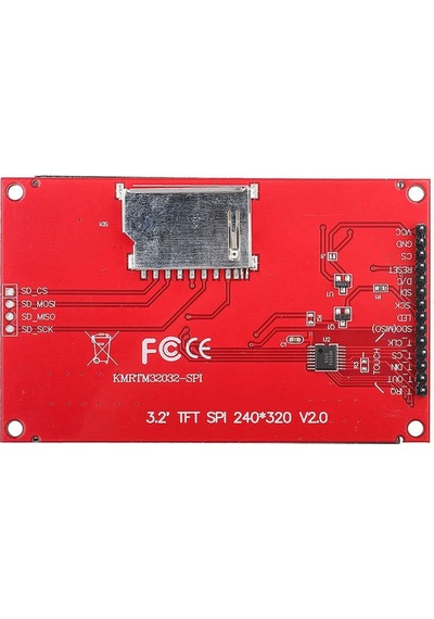 3.2 320x240 Lcd Tft Modül Dokunmatik Ilı9341 Spı Ekran Sd Soket Touch Arduino Raspberry Pi