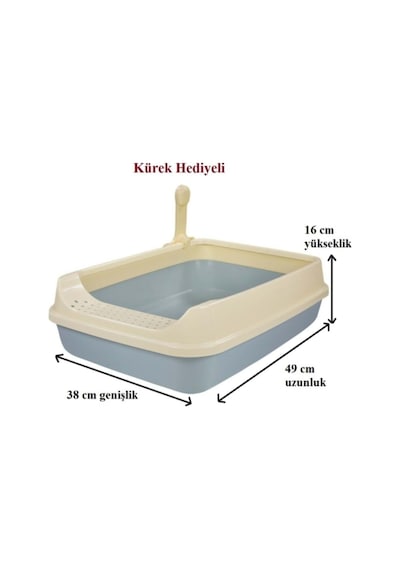 Keyf Lüks Açık Kedi Tuvaleti