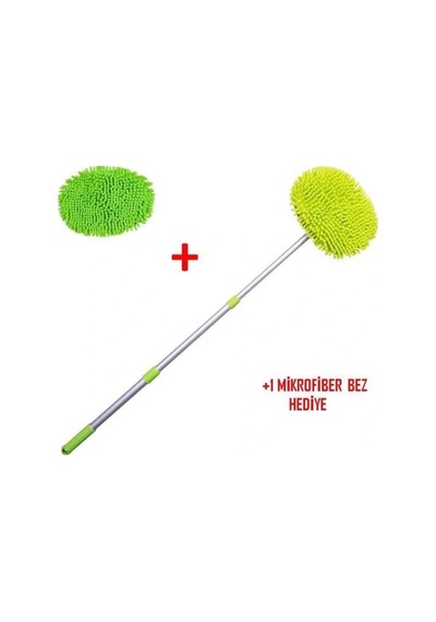 Yedek Bezli Mikrofiber Araba Yıkama Fırçası 1